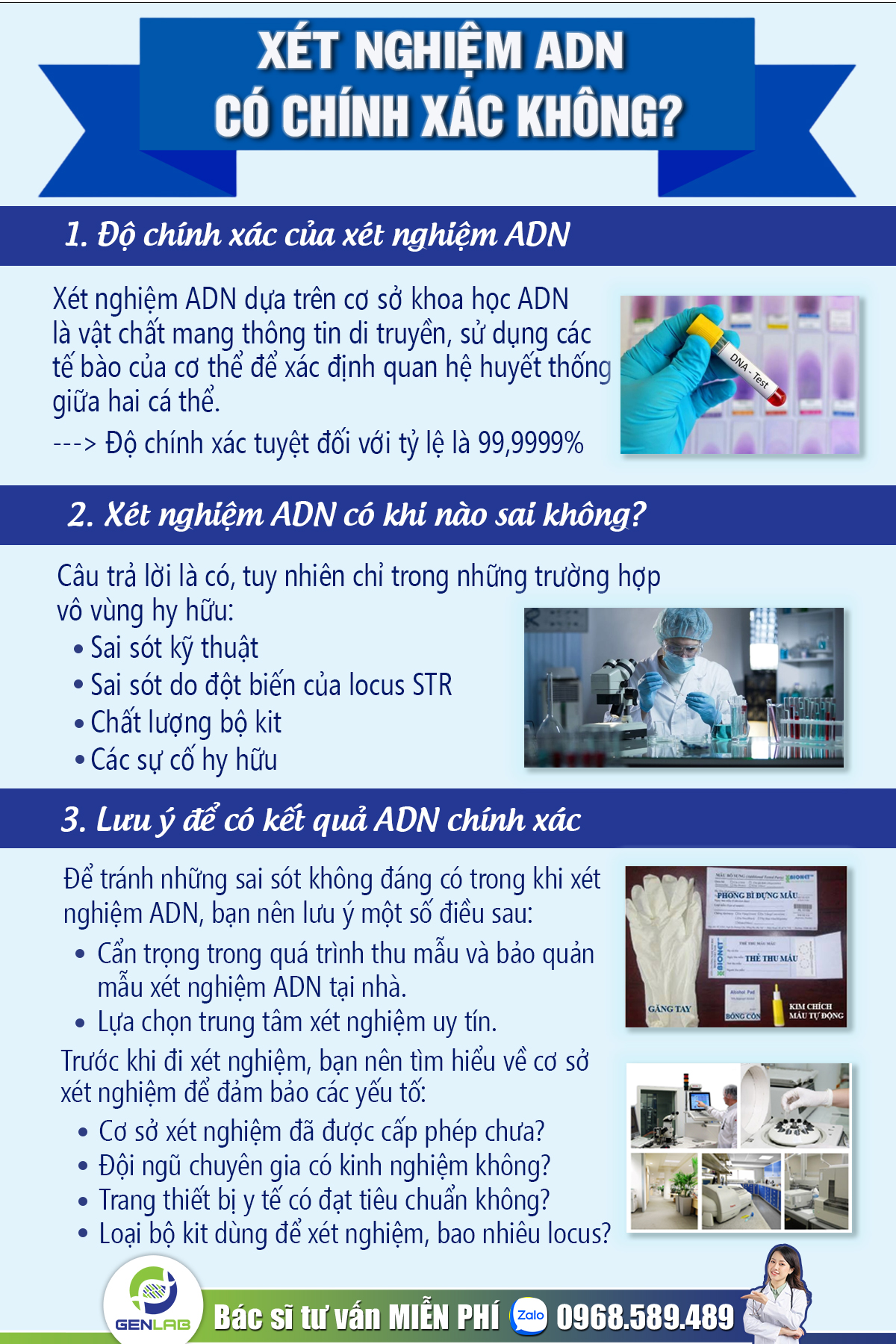 Xét nghiệm ADN có chính xác không?